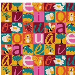 TAPETE BRISA INFANTIL 130CM X 100CM VOGAIS - KAPAZI