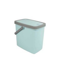 LIXEIRA PUSH PLASTICA 06 LITROS - AZUL CLARO - MOR