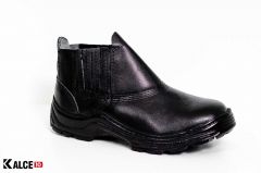 Botina Seguranca Pvc Preta 38 Sola Borracha - K10