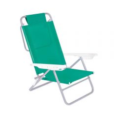 Cadeira Reclinavel Summer Fashion Aluminio Cores Sortidas Mo