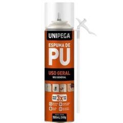 Espuma Expansiva Poliuretana 500ml X 340g - Unipega