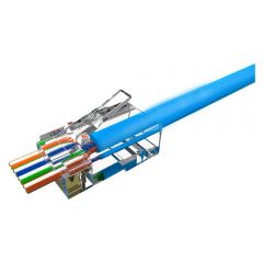 Conector Macho Rj 45 Cat6 - Cabo Rede E Internet 10 Pecas