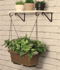 SUPORTE PARA VASOS SMART GARDEN 25CM PRETO DICARLO