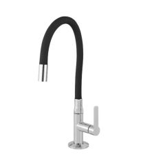 Torneira Cozinha Mesa Flex 2193 C-65 Black/cromado - Higo