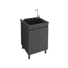 Tanque E Armario Lavanderia Piave 30 Litros - Chumbo - Gaam