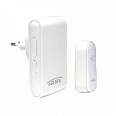 CAMPAINHA SEM FIO CINETICA BIVOLT - BRANCA - FAME