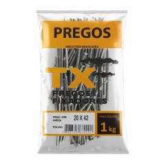 Prego Com Cabeca - 20x42 - 1kg - Tx