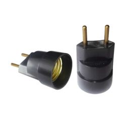Soquete Lampada E-27 - Com Plug 2p - Melfi