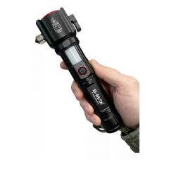 LANTERNA LED TATICA SABRE LUZ 2000 METROS - BM-8521 - BMAX