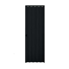 Porta Sanfonado Pvc Relevo 90cm X 2.10 Metros Preto - Plasbil