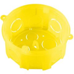 Caixa Energia Embutir Octagonal - 4 x 4 - Amarela - Tramontina