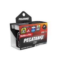 Cola Epoxi Aco Solda a Frio Branca 46g - Pegatanke