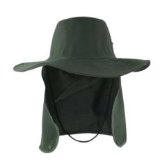 Chapeu Australiano Com Protecao Pescoco - Verde - Parana