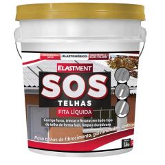 Fita Multiuso Liquida Telhados SOS Telhas 3.6Kg - Branca - Dry Levis