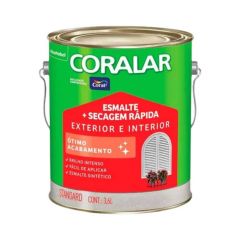 Tinta Esmalte Sintetico Brilhante Coralar - 3.6Lt - Branco