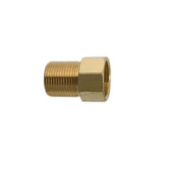 Aumento Torneira Latao Curto 2.5cm Amarelo 1/2 - Nacional
