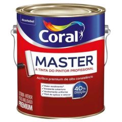 Base Para Tinta Acrílica Master Premium Fosca 3.2lt - Coral