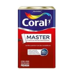 Tinta Acrilica Master Premium 18lt - Branca - Coral