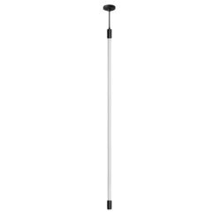 Pendente Tubular Horizontal - 1xt8 - Preto - Reue