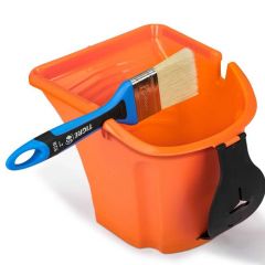 Balde Pintura Pro Cacamba Plastica Mao 2l - Laranja - Tigre