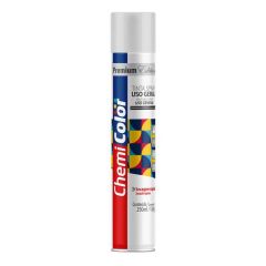Tinta Spray Uso Geral Fosco Branco 250ml - Chemicolor