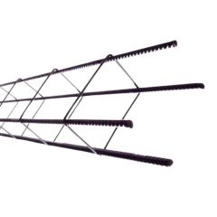 Coluna Aco Armada Soldada 10mm - 7 X 17cm - 6 Metros 