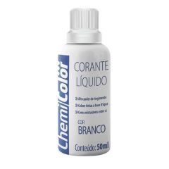 Corante Liquido 50ml Branco - Chemicolor