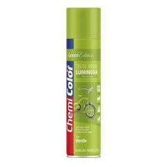 Tinta Spray Luminosa Verde 400ml - Chemicolor