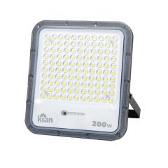 Refletor Projetor Led Solar Fit 200w - Ip65 Branca Fria - Kian