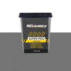 Tinta Piso E Quadras Premium Fosco 3.6l Cinza - Revquartz