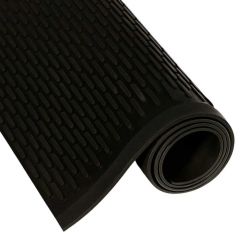 Piso Laminado Terra Pvc 7mm 130 X 100cm Preto - Kapazi
