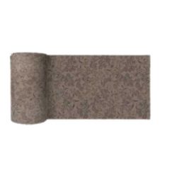 Tapete Antiderrapante Flex Floral Cinza 60cm X 1m - Kapazi