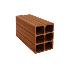 Bloco Tijolo Cerâmico 6 Furos - 11,5 X 14 X 24cm - 2 Irmãos