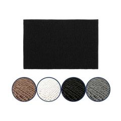 Tapete Para Baheiro Joy 50cm X 70cm - Preto - Kapazi