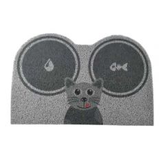 Tapete Vinil Super Print 40x60cm Hora Do Lanche Cat | Kapazi