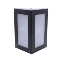 Arandela Triangulo Interna E Externa - 1xe27 - Preta - Reue