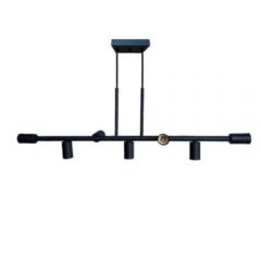 Pendente New Stylo - 7xe27 - Preto Fosco - Reue