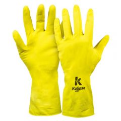 Luva Latex Light Multiuso Amarela T9 G - Kalipso