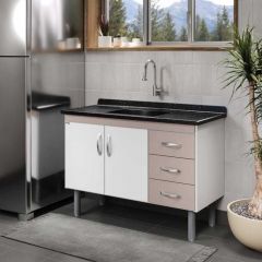 Gabinete Cozinha Toquio 116cm Cerejeira - Rorato