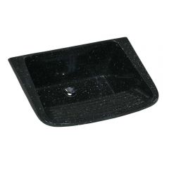 Tanque Simples Marmore Sintetico 60 X 46cm Preto - Rorato