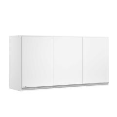 Armario Aereo 106cm 3 Portas Branco Texturizado - Rorato