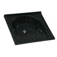 Tanque Simples Sintético Granitado 61 X 61cm Preto - Rorato