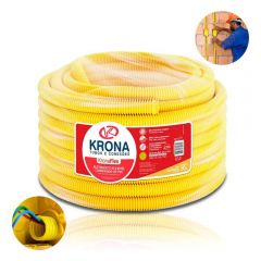 Eletroduto Corrugado Flexivel 25mm X 50 Metros - Krona 