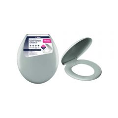 Assento Almofadado Classico Cinza - Atlas