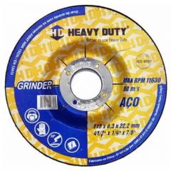 Disco Desbaste Grinder 41/2 -115 X 6,3 X 22,2mm - Heavy Duty