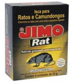 Jimo Rat Raticida Granulado 4 Sache 25g Anticoagulante