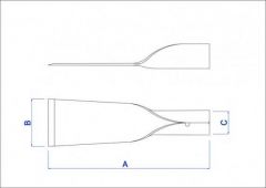 Cavadeira Reta S/cabo 09 77550095 Tramontina