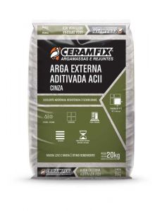 Argamassa Arga Externa Ceramfix 20kg Ac Ii Cinza