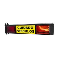 Sinalizador Led Bivolt Garagem Entrada E Saidas Veiculos