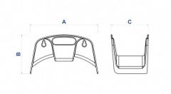 Suporte Mangueira Fixo Tramontina 25-30mt